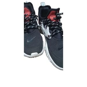Nike React Presto GS Black Red Running Shoes US Size 7Y / UK 6 BQ4002-003